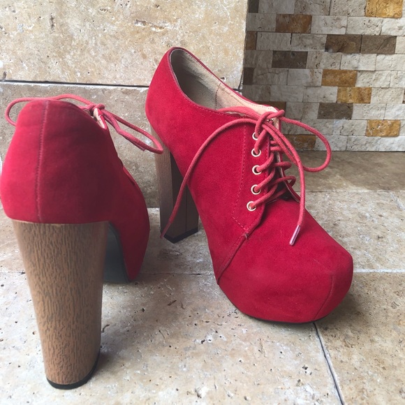 Red booties! - Picture 2 of 2